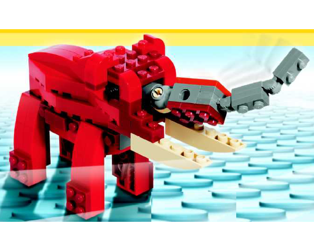 LEGO Set 4507-1-c10 Mammoth (2004 Designer Sets) | - Build with
