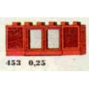 1 x 6 x 2 Shuttered Windows, Red or White