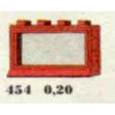 1 x 4 x 2 Window, Red or White (set 454-2)