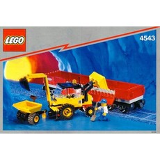 Railroad Tractor Flatbed (set 4543-1)
