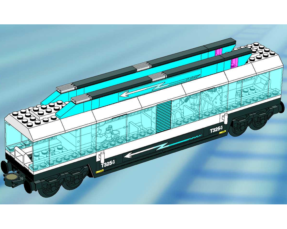 LEGO Set Railway Express Passenger Car (1999 Train > 9V) Rebrickable - Build