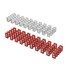 1 x 2 x 3 Doors Refill, Red or White (set 460-2)
