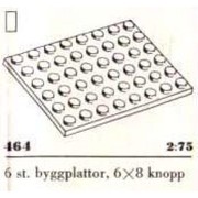 6 x 8 Plates, White