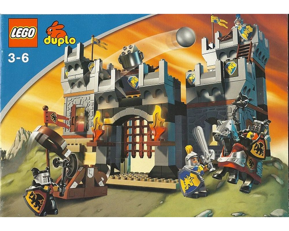 Afslut koncert Pearly LEGO Set 4777-1 Knights' Castle (2004 Duplo > Castle) | Rebrickable - Build  with LEGO