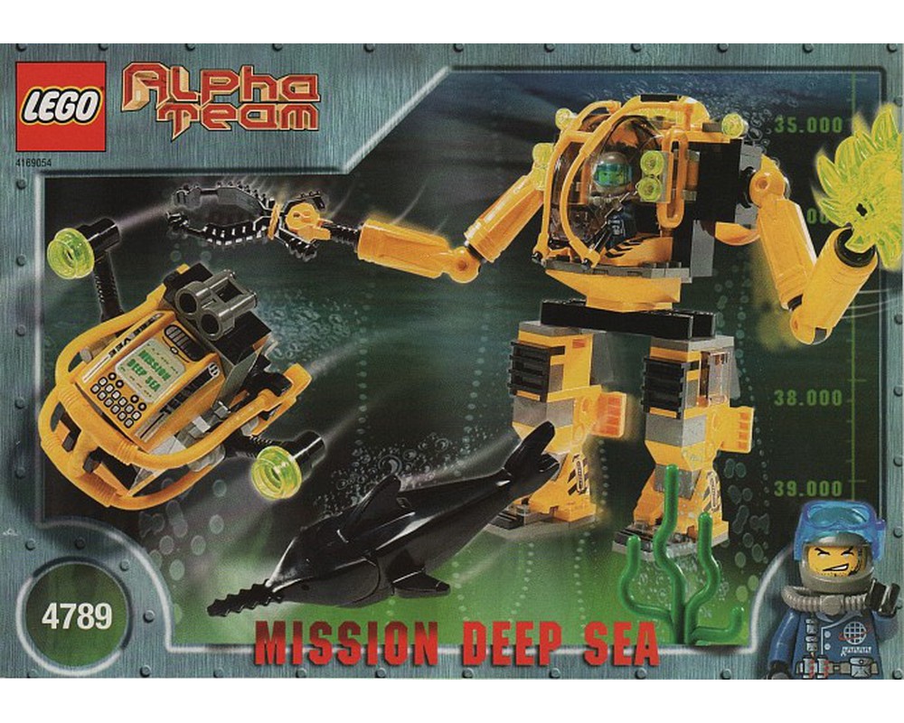 LEGO Set 4789-1 Alpha Team Aquatic Mech (2002 Alpha Team > Mission