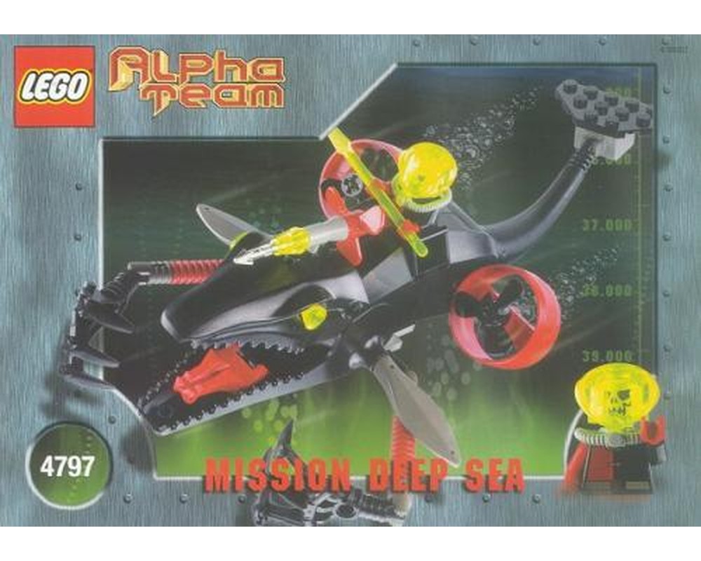 LEGO Set 4797-1 Ogel Mutant Killer Whale (2002 Alpha Team