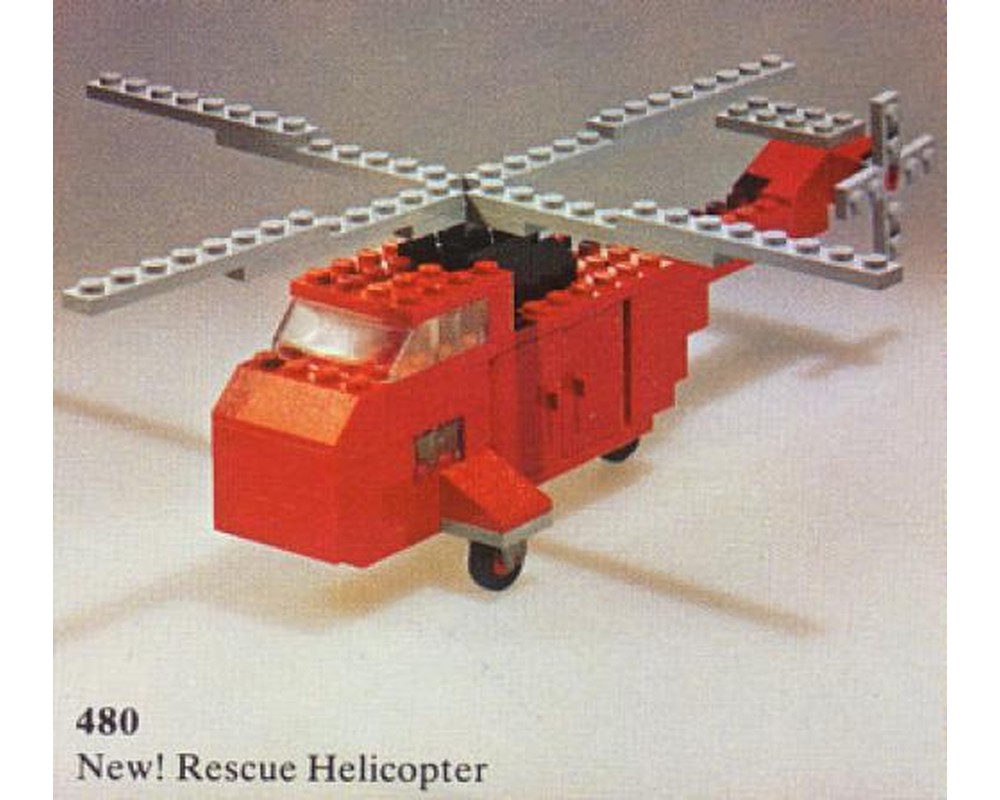 LEGO Set 4801 Rescue Helicopter (1975 Legoland > Fire) Rebrickable