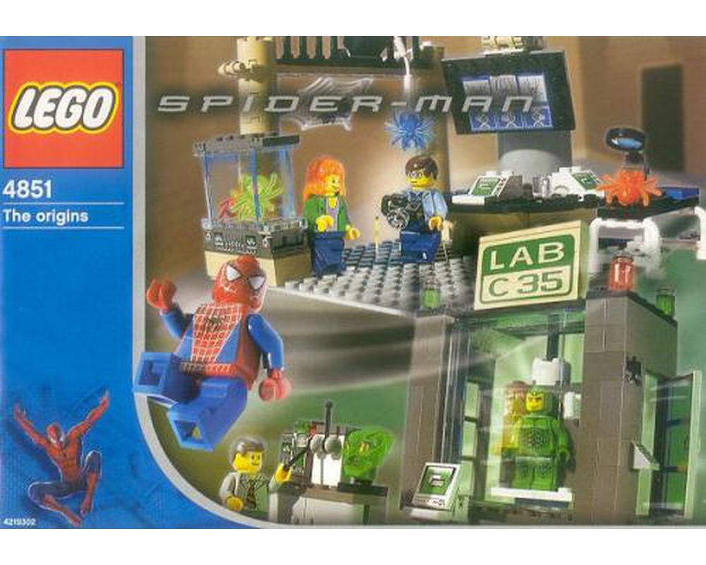 LEGO Set 4851-1 The Origins (2003 Super Heroes Marvel > Spider-Man) | Rebrickable - Build LEGO