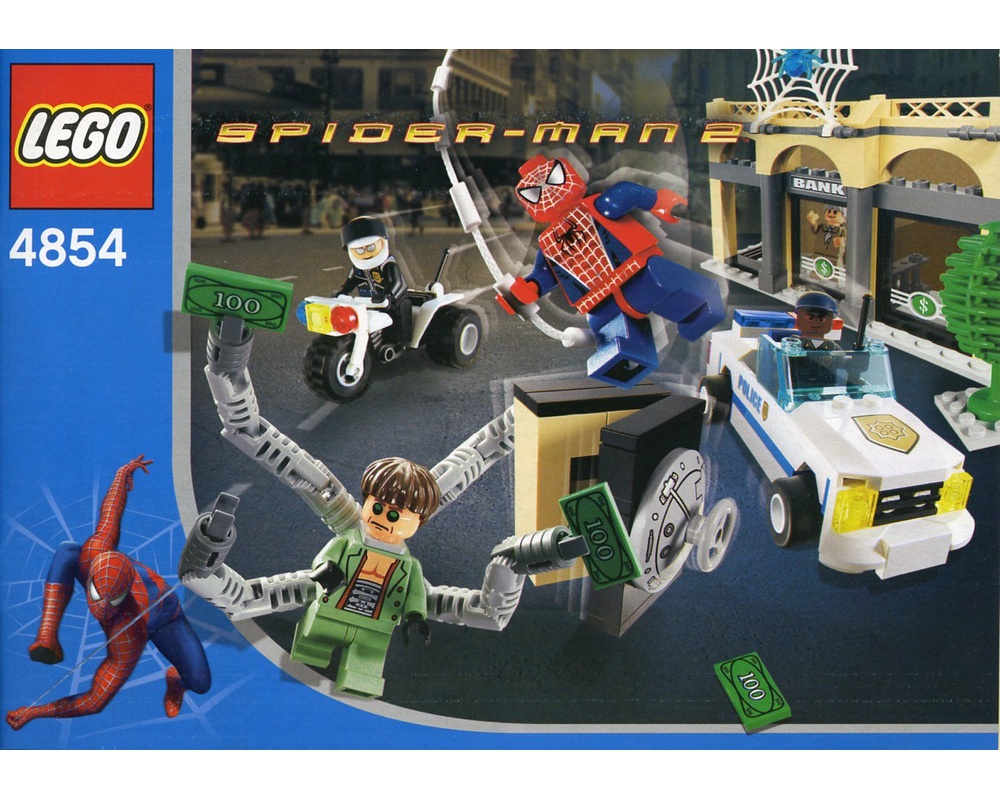 i morgen Sandsynligvis Pearly LEGO Set 4854-1 Doc Ock's Bank Robbery (2004 Super Heroes Marvel > Spider- Man) | Rebrickable - Build with LEGO