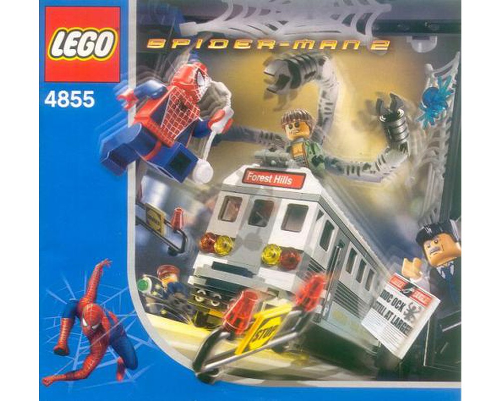 lego spiderman train