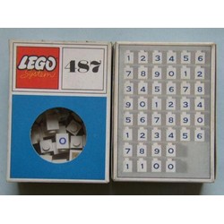 1 x 1 Bricks with Numbers (System)
