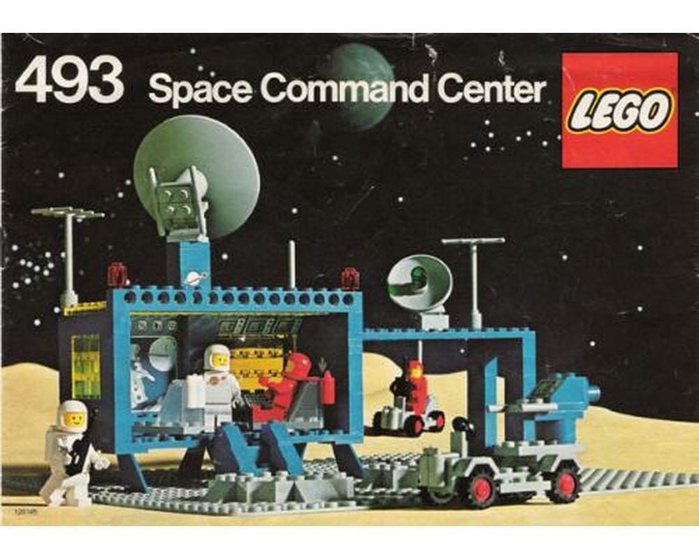 Entre orquesta Superioridad LEGO Set 493-1 Space Command Center (Flatplate version) (1979 Space >  Classic Space) | Rebrickable - Build with LEGO