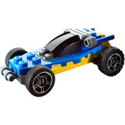 Blue and Yellow Racer