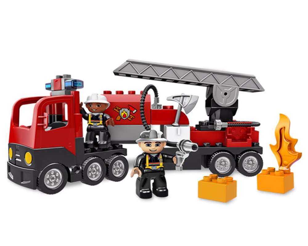 LEGO Set 4977-1 Fire Truck Duplo > Town > Legoville) Rebrickable - Build with LEGO