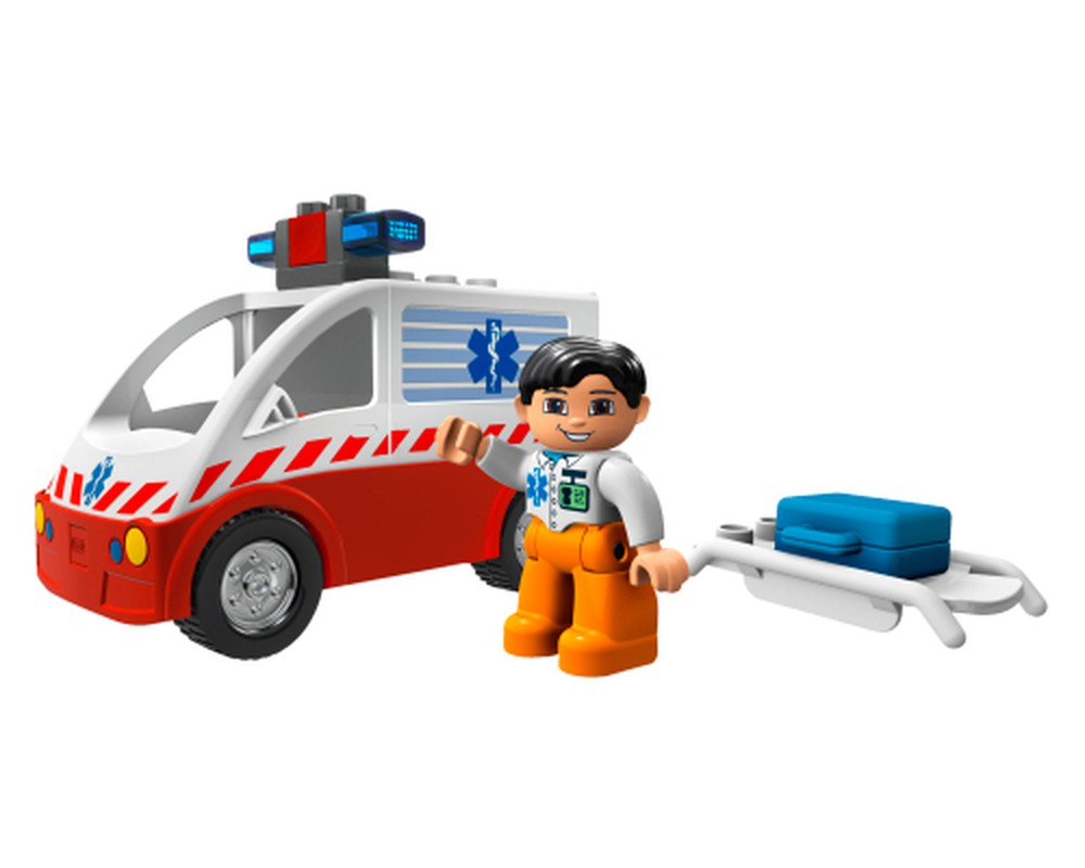 LEGO Set 4979-1 Ambulance (2007 > Town > Legoville) | Rebrickable - Build with LEGO