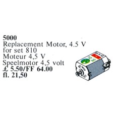 Replacement 4.5V Motor (set 5000-1)