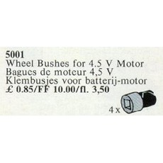 Wheel Bushes for 4.5V Basic Motor (set 5001-1)