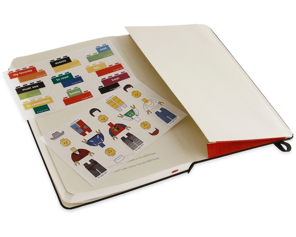 LEGO Set 5001129-1 Limited Edition Plain Notebook (Red) (2012 Gear >  Stationery and Office Supplies)