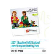 Build! Explore! Learn! Preschool Activity Pack