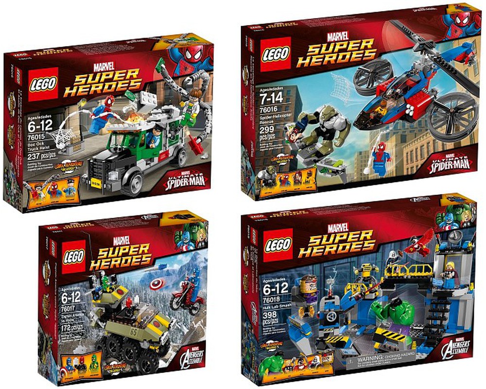 LEGO Set 5003828-1 Marvel Super Heroes Collection (2014 Super Heroes ...