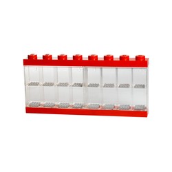 Minifigure Display Case 16 (Red)