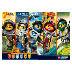 Nexo Knights Character Poster