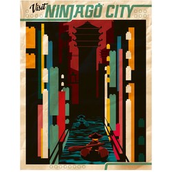 Visit Ninjago City Poster