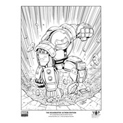 The Hulkbuster: Ultron Edition Black & White Art Print