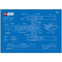 UCS Y-Wing Blueprint Poster