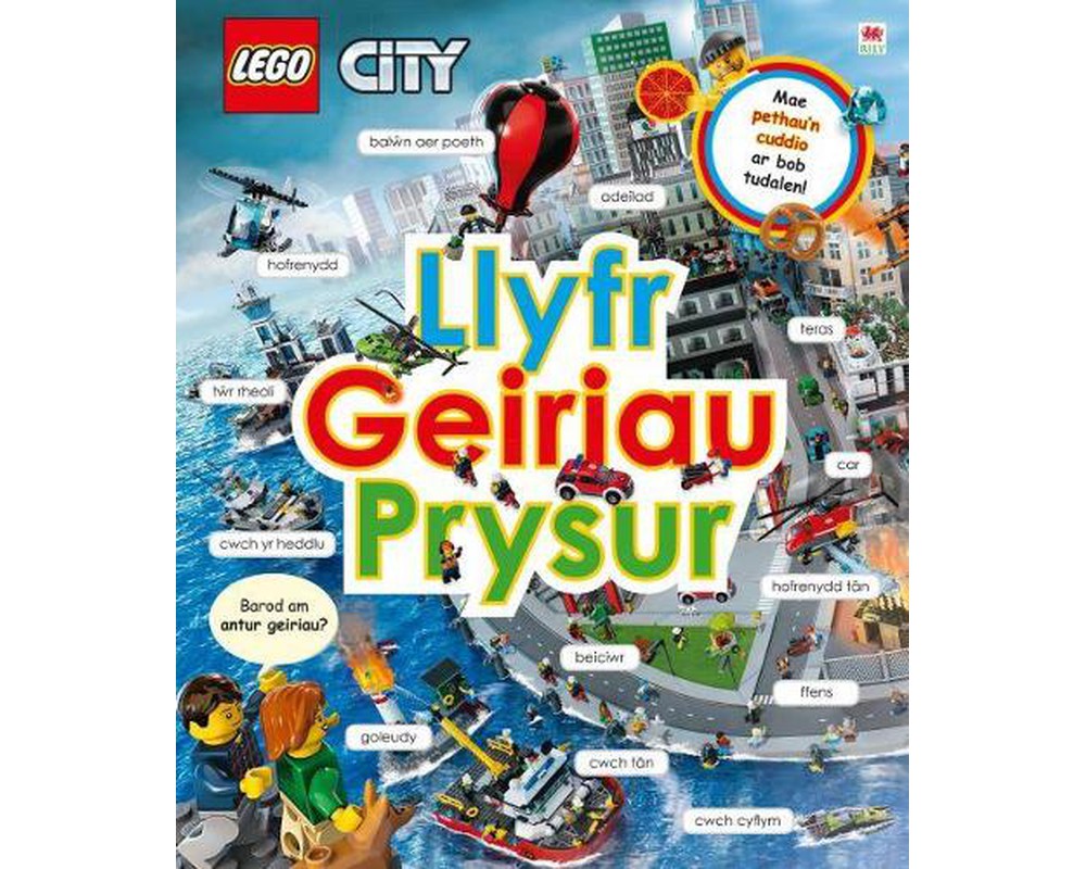 Lego city busy word book sale