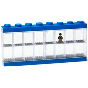 Minifigure Display Case 16 (Blue)