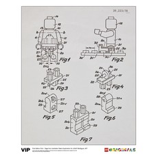 Australian Patent LEGO Minifigure 1977 (set 5006003-1)