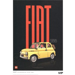 Fiat Art Print: "Modern"