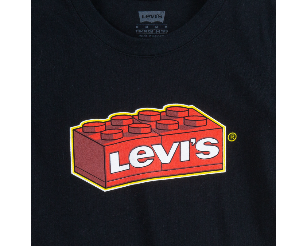 LEGO Set 5006414-1 Levi's x LEGO Logo T-Shirt (Black Brick) (2020 Gear) |  Rebrickable - Build with LEGO