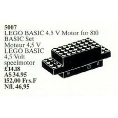 Basic Motor 4.5V (set 5007-1)