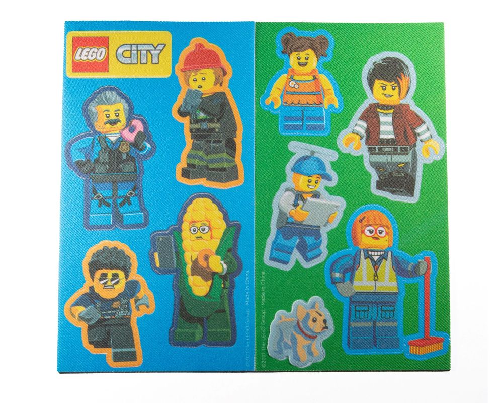 LEGO Set 5007167-1 City Fabric Stickers (2022 Gear)