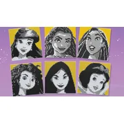 Disney Princess Mosaic and Artwork