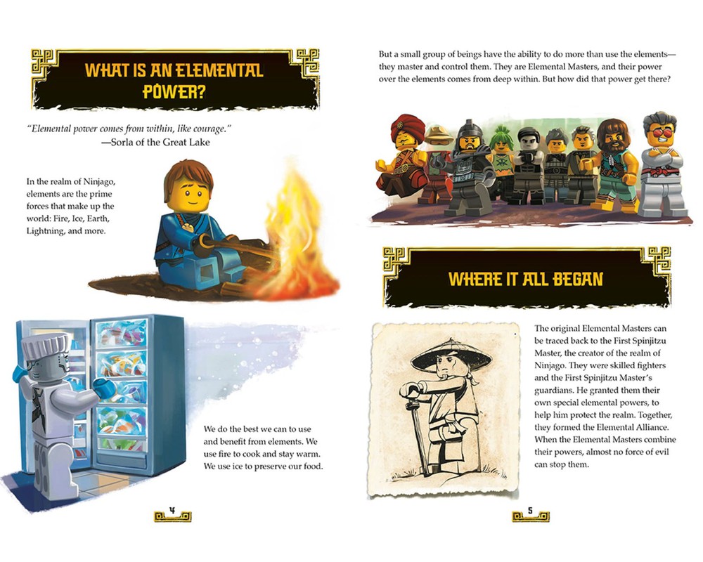 Elemental store powers ninjago