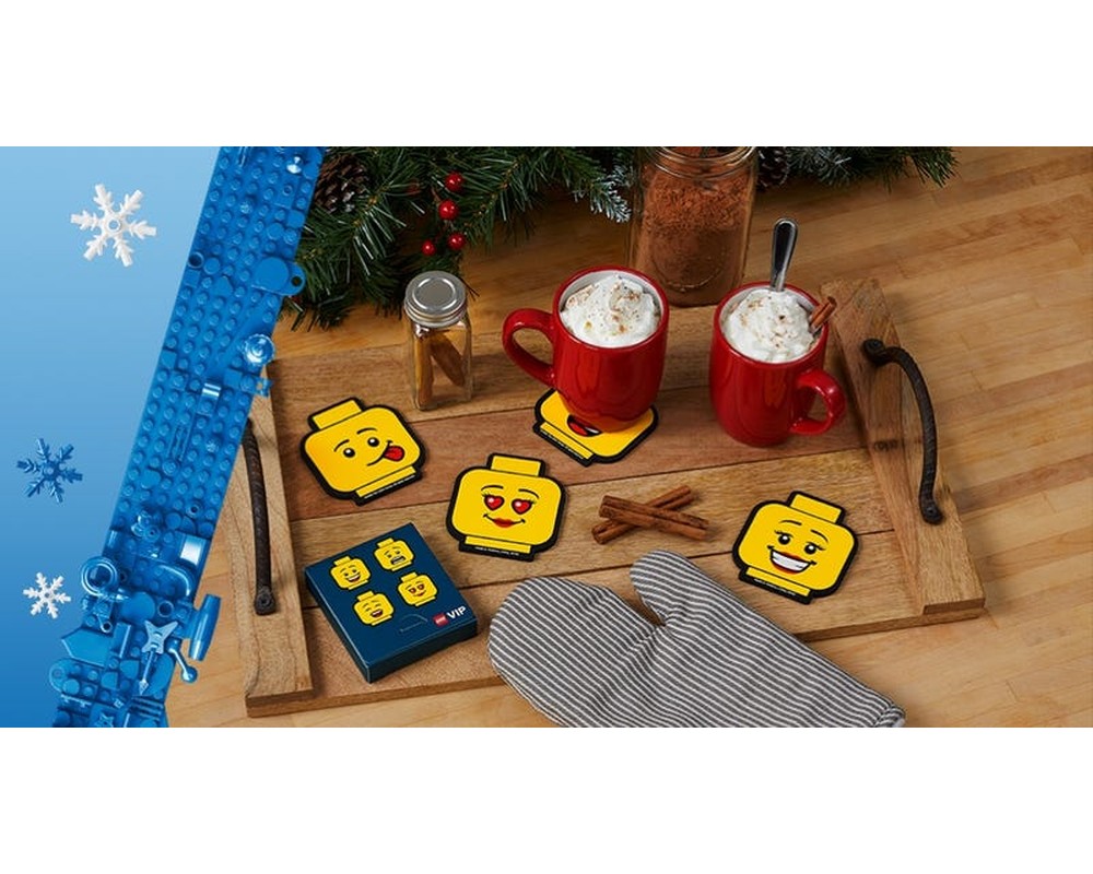 LEGO Set 5007623-1 Minifigure Coasters (2022 Gear > Houseware ...