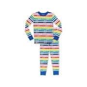 Multicolored T-Shirt and Pants 2-Piece Set