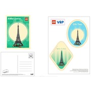 Eiffel Tower Postcards And Stickers
