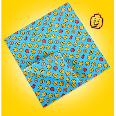 Minifigure Head Wrapping Paper