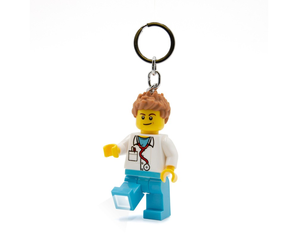 LEGO Set 5007901 1 Male Doctor Key Light 2023 Gear Key Chain