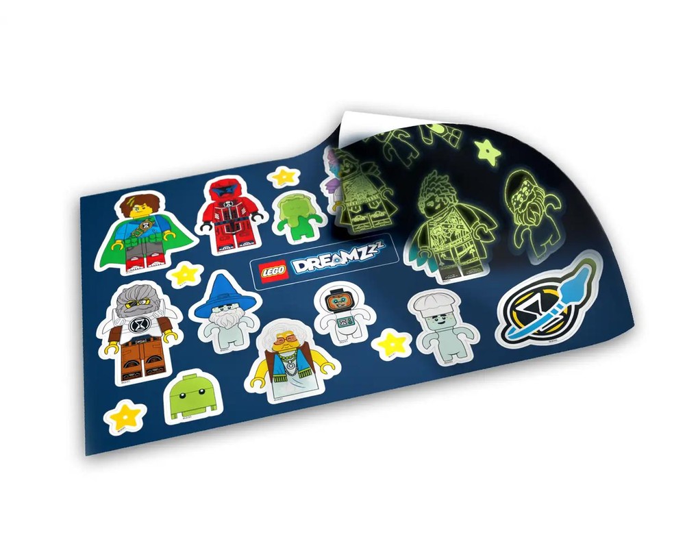 LEGO Set 5007937-1 DREAMZzz Glow in the Dark Stickers (2023 Gear ...