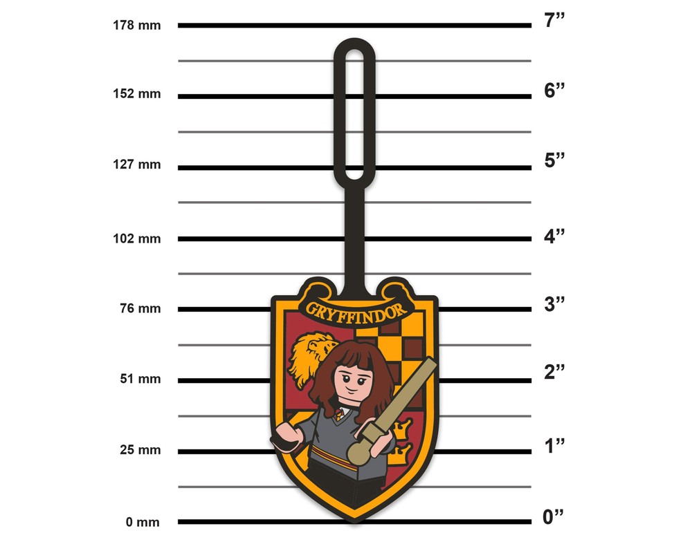 LEGO Set 50080861 Hermione Granger Bag Tag (2023 Gear > Bag and