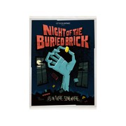 Night of the Buried Brick Halloween Poster