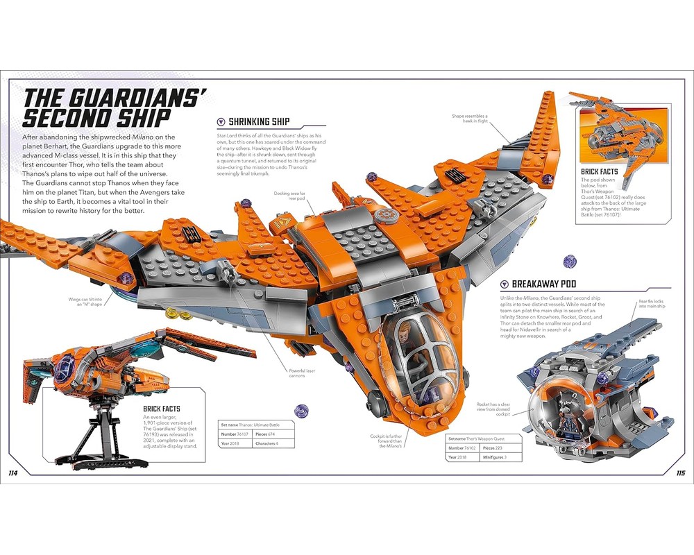 LEGO Set 5008260-1 Marvel: Visual Dictionary (2023 Books > Non-fiction ...