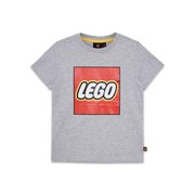Kids' Short Sleeve Logo T-Shirt – Gray Mélange