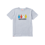 Short-Sleeve Space Traveler Adults T-Shirt – Gray Mélange