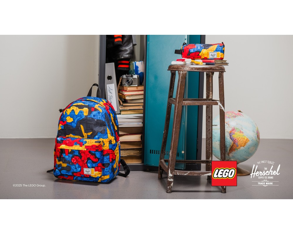 LEGO Set 5009272-1 Herschel Classic XL Backpack - Abstract Bricks (2025 ...